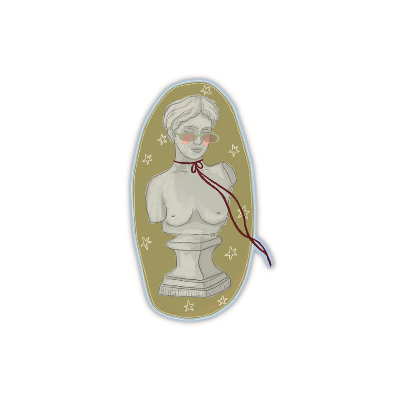 Chic Bust Die-Cut Sticker-zoom-