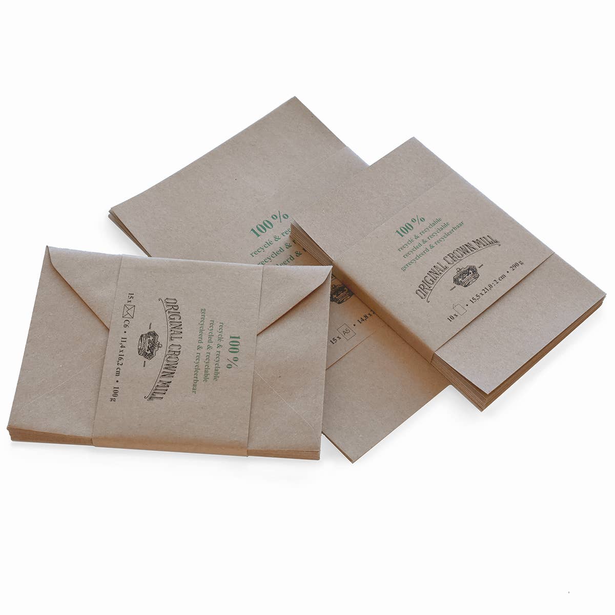 Original Crown Mill 100% Recycled Stationery