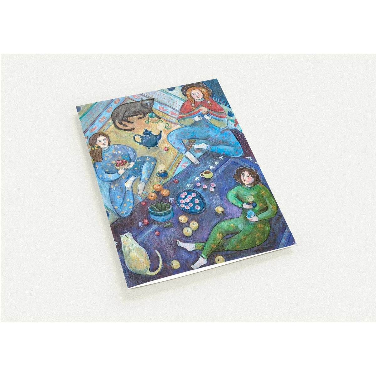Quilt Picnic Greeting Card