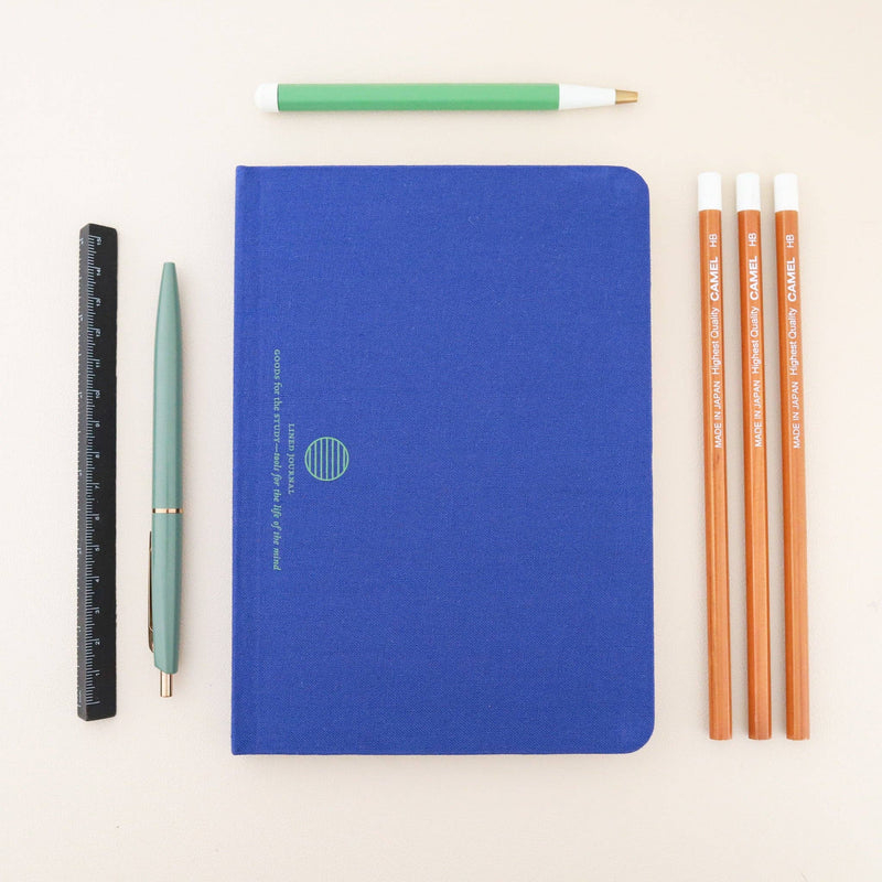 Goods for the Study Flexi Linen Journal - Azure-zoom-