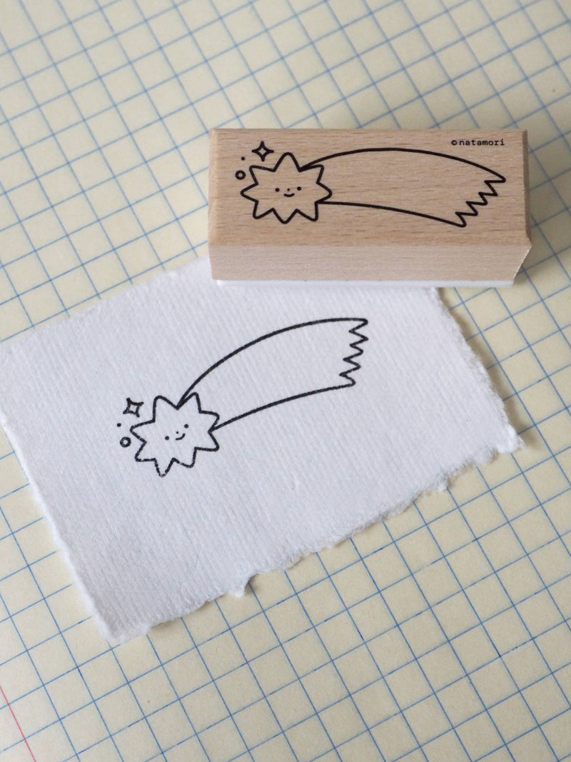Shooting Star Rubber Stamp-zoom-