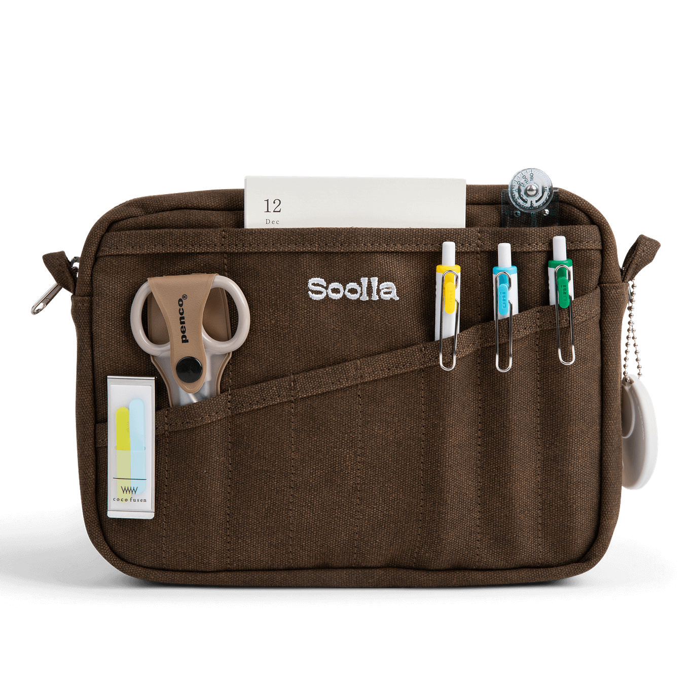 Soolla® Studio Pouch, Coffee Bean-zoom-1