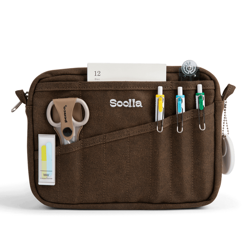 Soolla® Studio Pouch, Coffee Bean-zoom-
