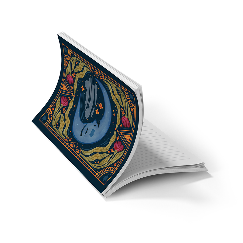 Moon Tarot Classic Layflat Notebook-zoom-