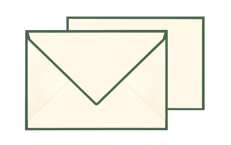 Original Crown Mill Color Edge Note Card Box-zoom-