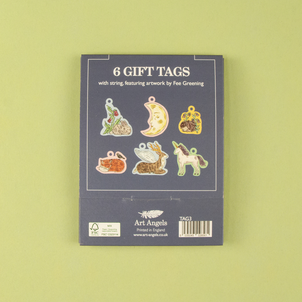Sleeping Woodland Gift Tags-3