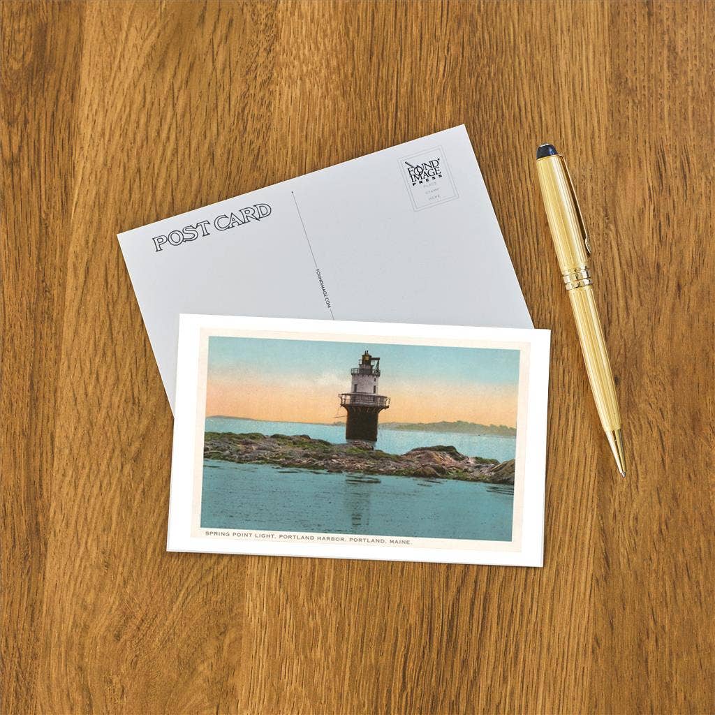 Spring Point Lighthouse, Portland Maine Postcard-2