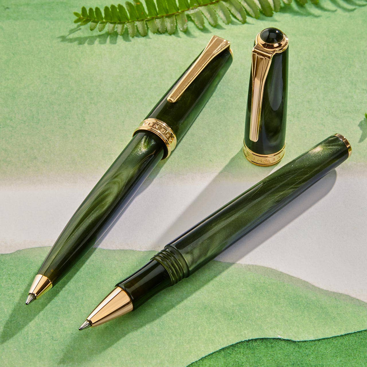 True Writer Classic Elements Earth Rollerball Pen-3