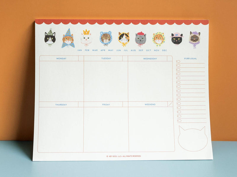 Purr Usual Weekly Planner-zoom-