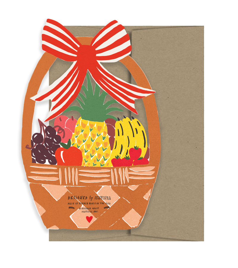 Fruit Basket - Die Cut Card-zoom-