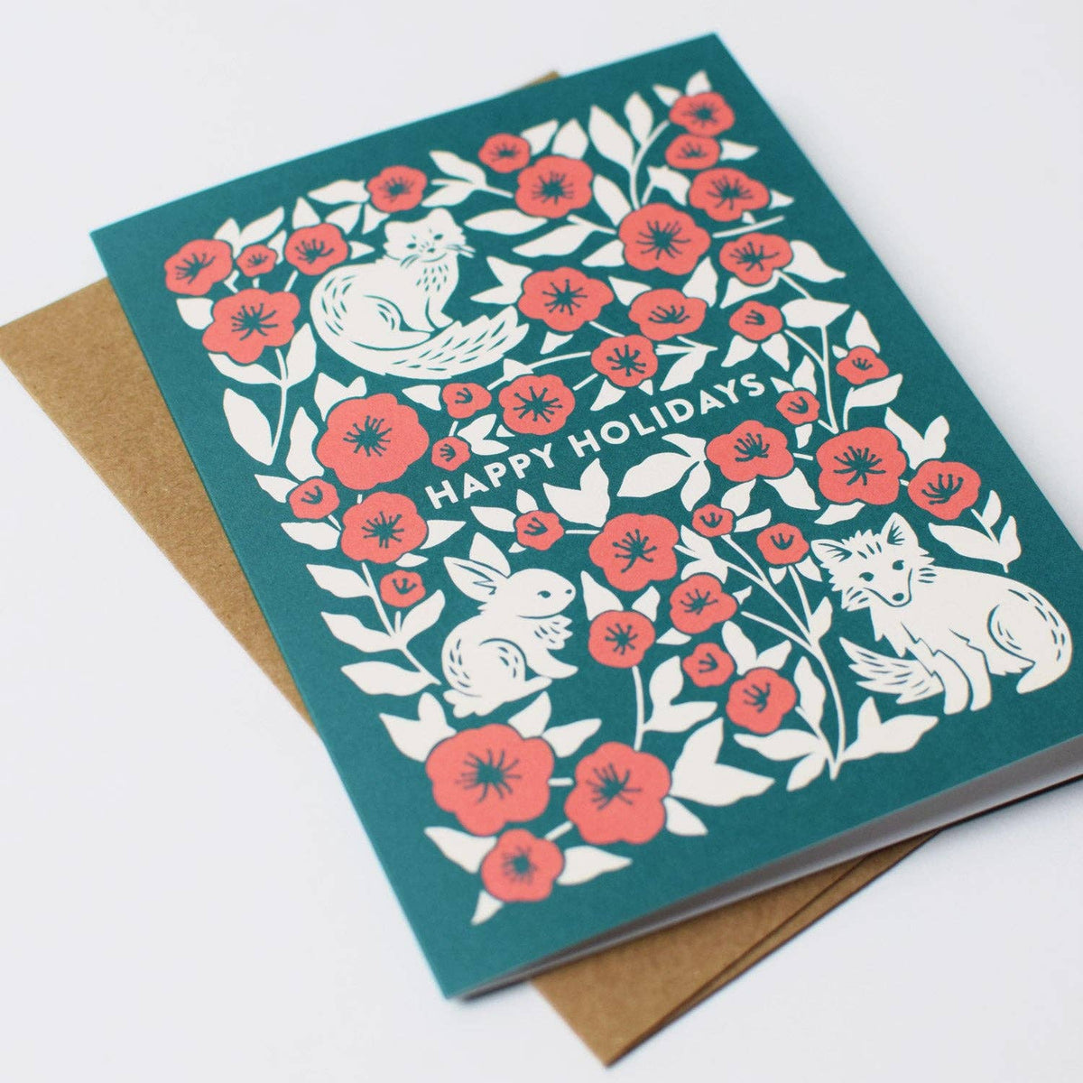 Woodland Animal Christmas Greeting Card Set: Boxed Set of 8-zoom-6