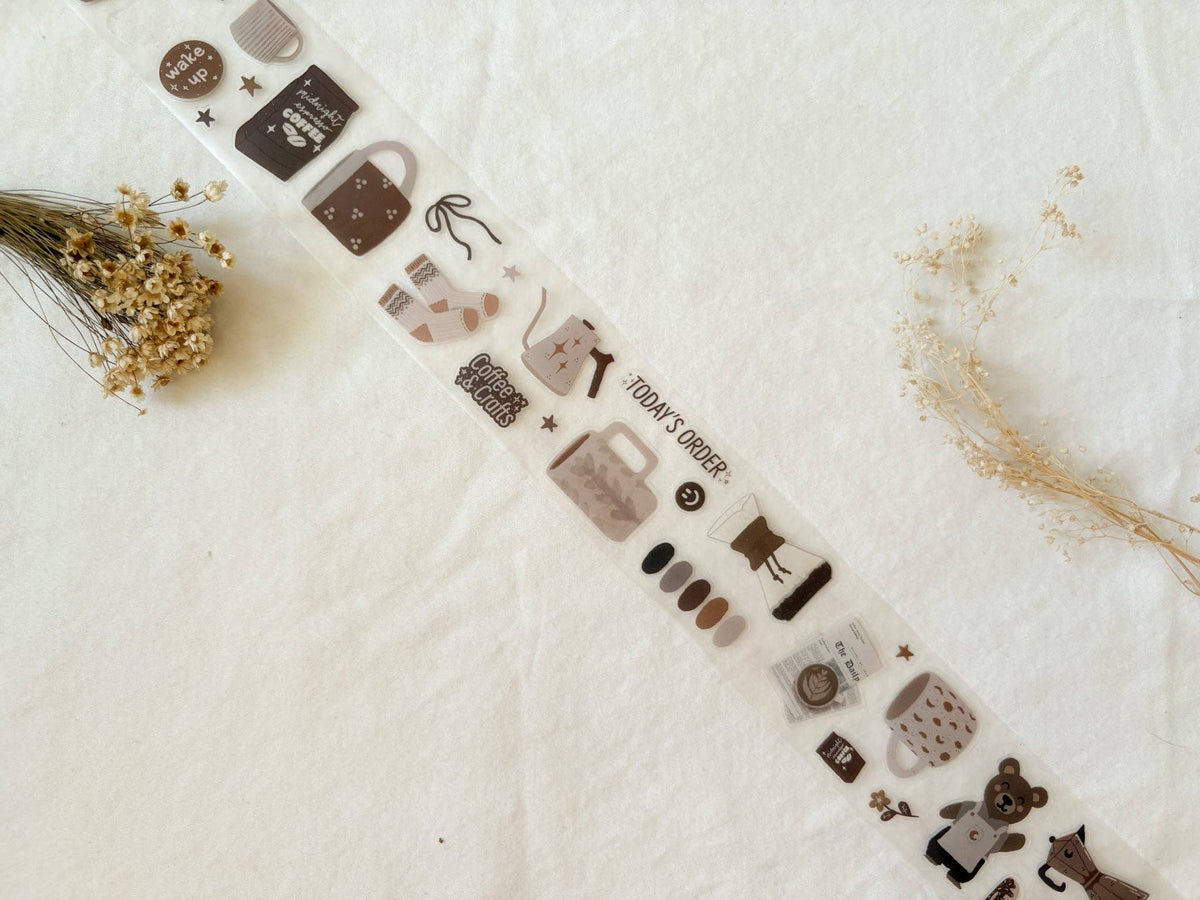Cozy Coffee PET Tape