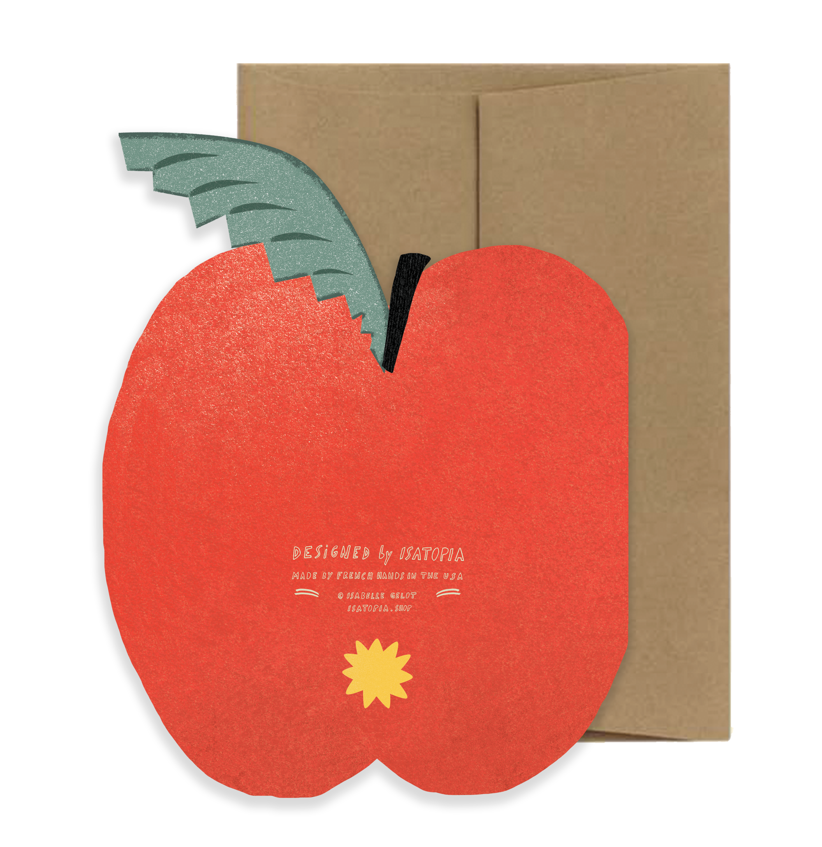 Big Apple Card Die Cut Card
