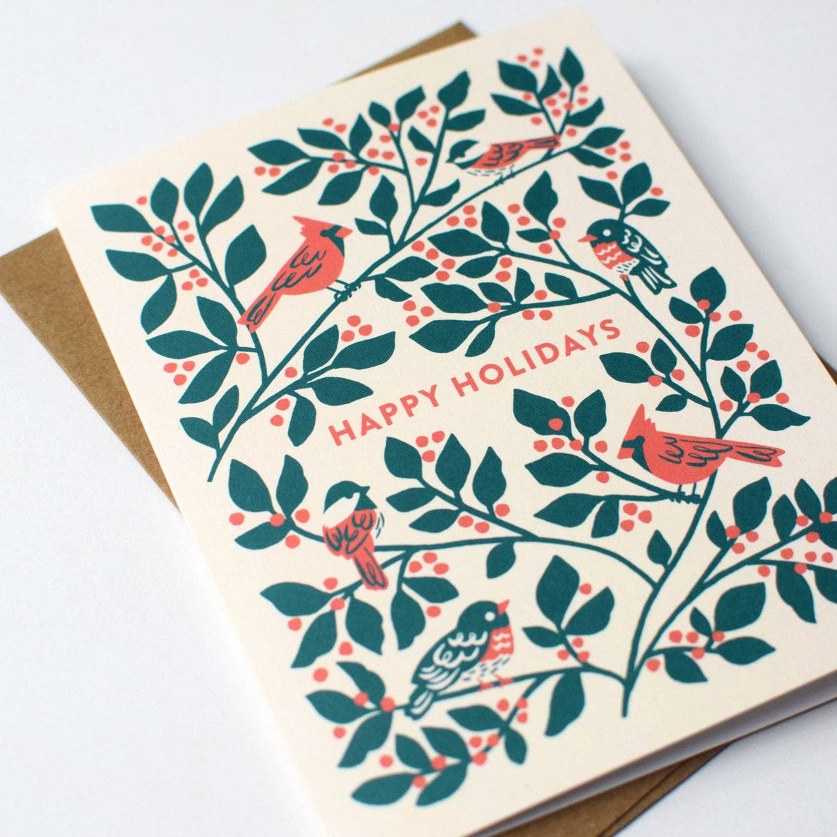 Woodland Animal Christmas Greeting Card Set: Boxed Set of 8-zoom-3