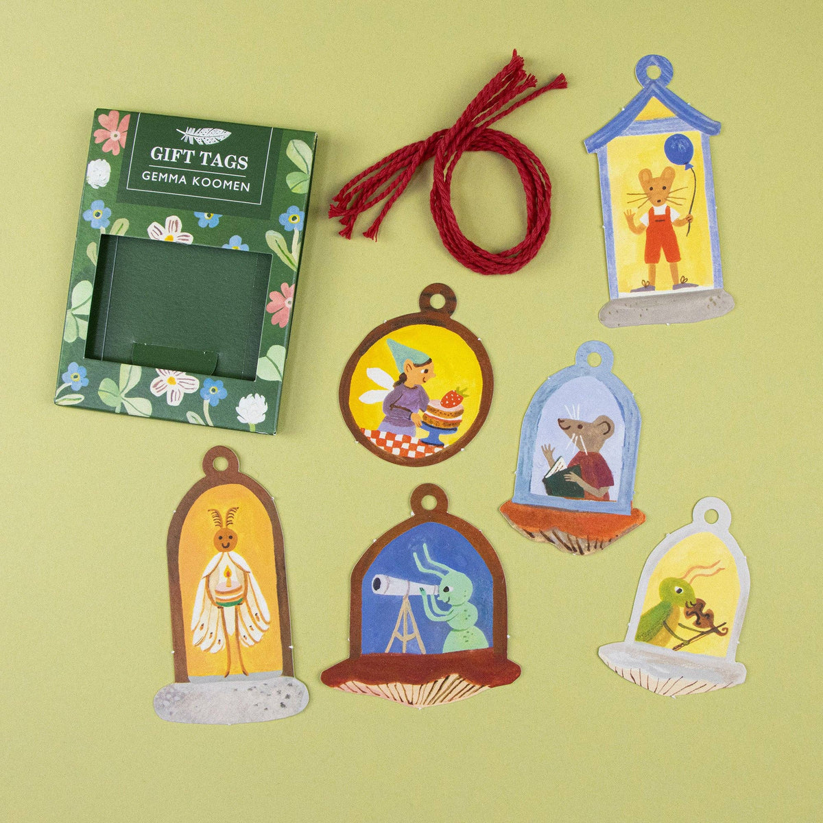Toadstool Friends Gift Tags-1