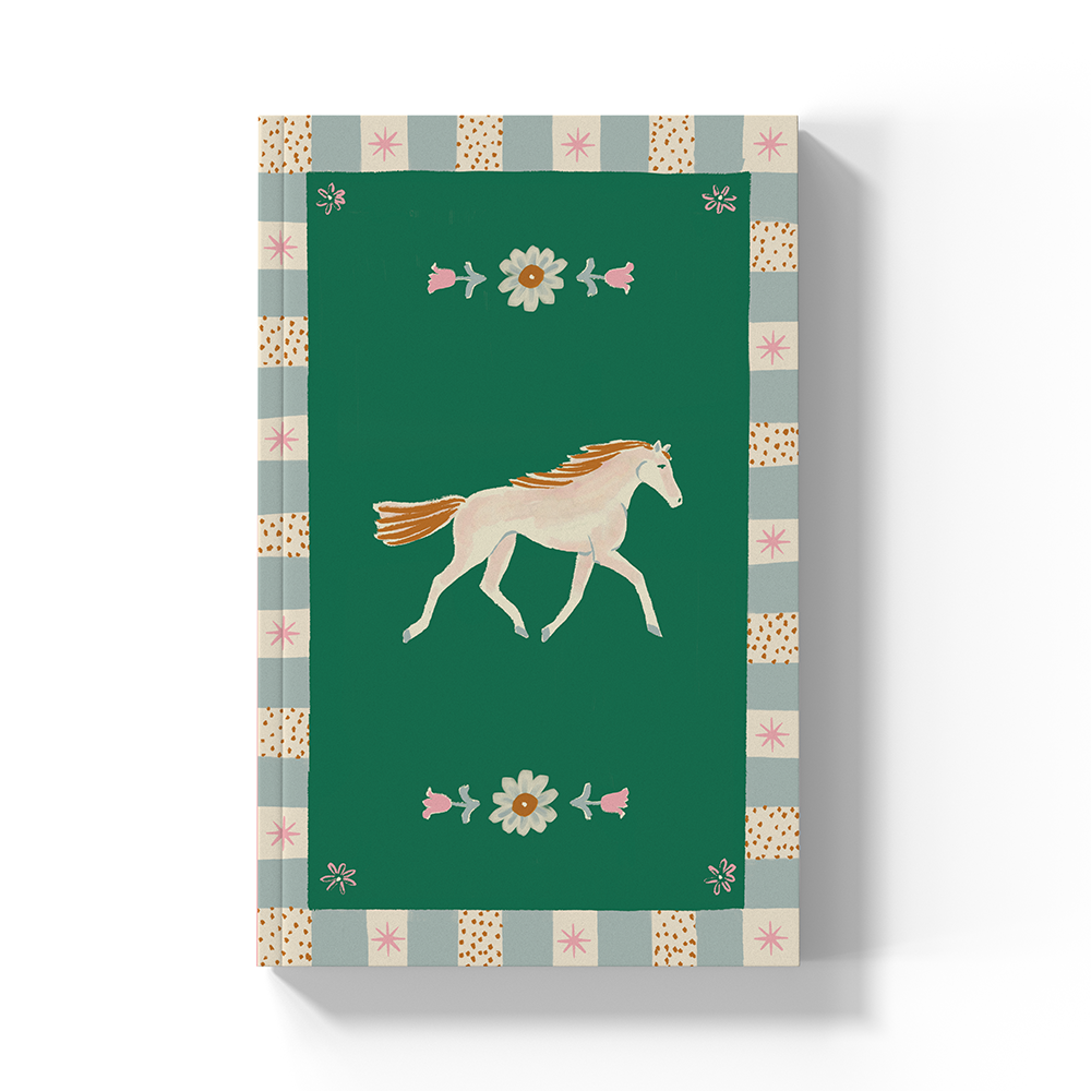 Horse Soft Touch Classic Layflat Notebook-zoom-1