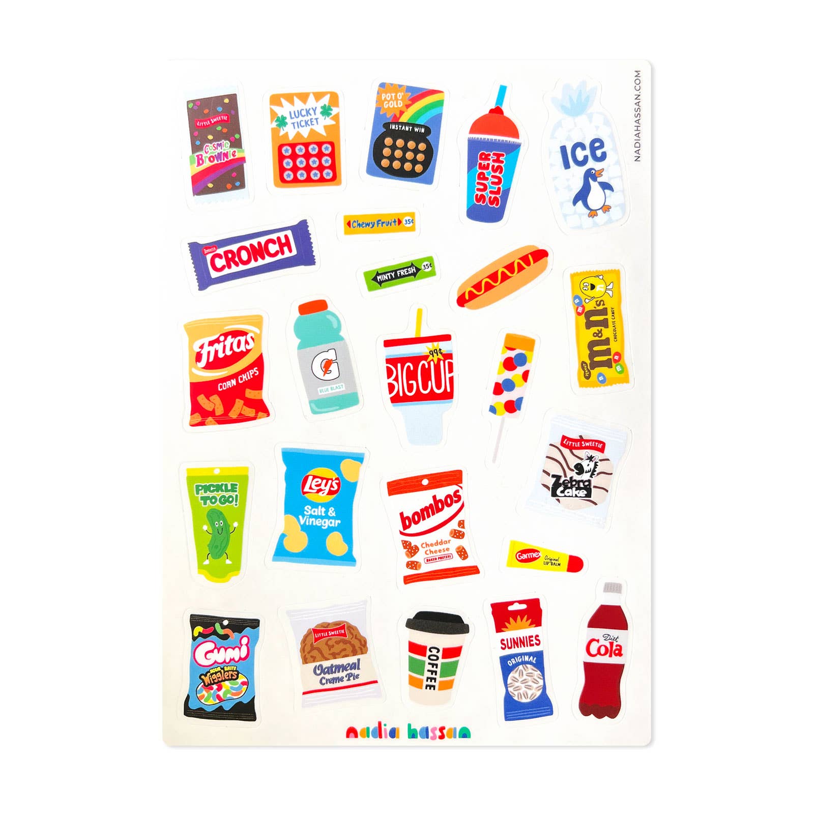 How Convenient 5x7 Sticker Sheet-1