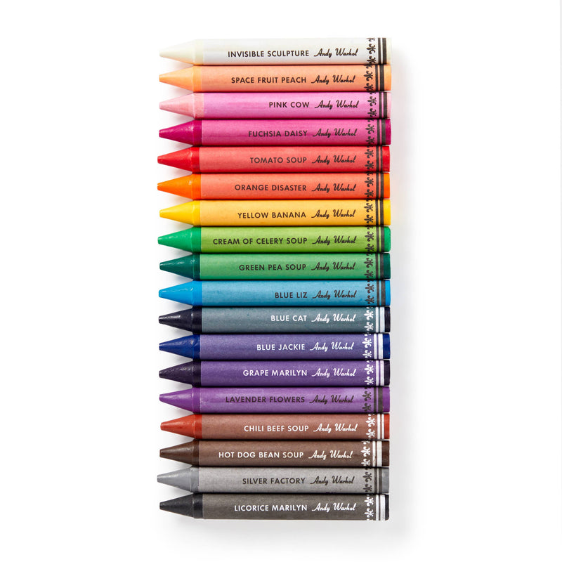 Andy Warhol Soup Can Crayons + Sharpener-zoom-
