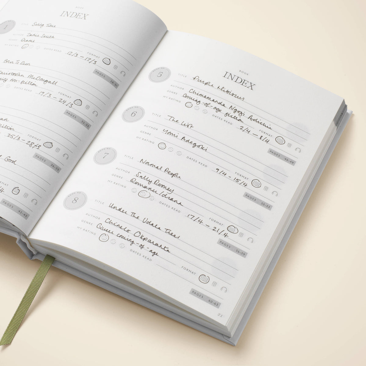 Guided Reading Journal, A5 Hardcover - Bibliothèque-zoom-5
