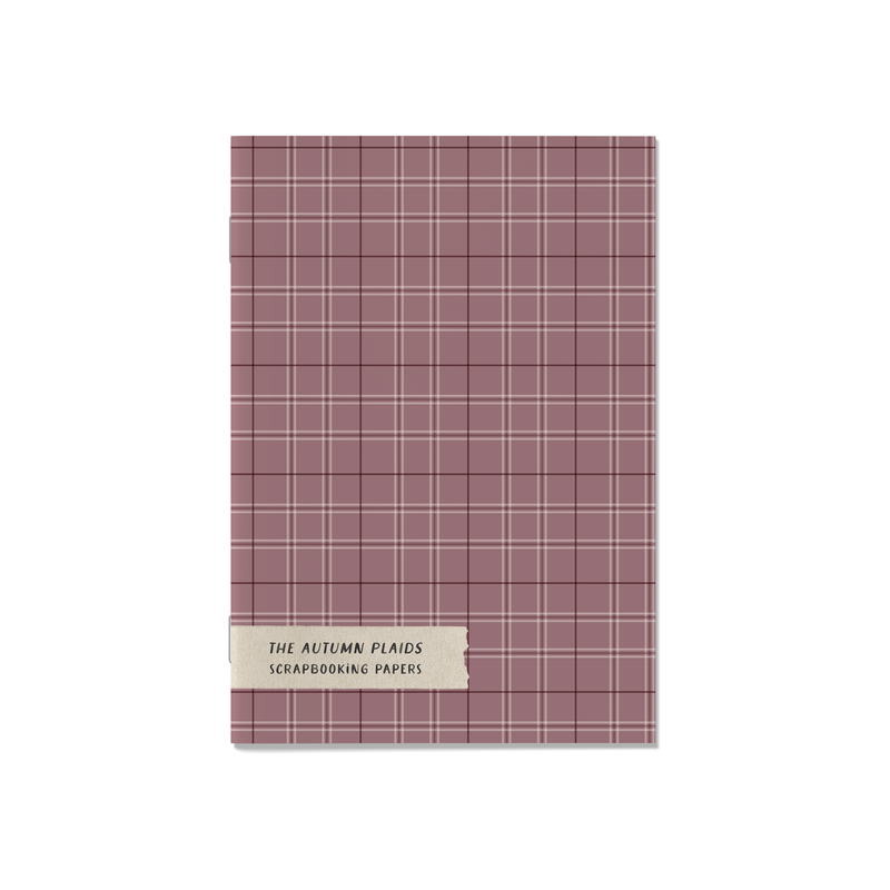 The Autumn Plaids • Scrapbooking Paper Booklet-zoom-