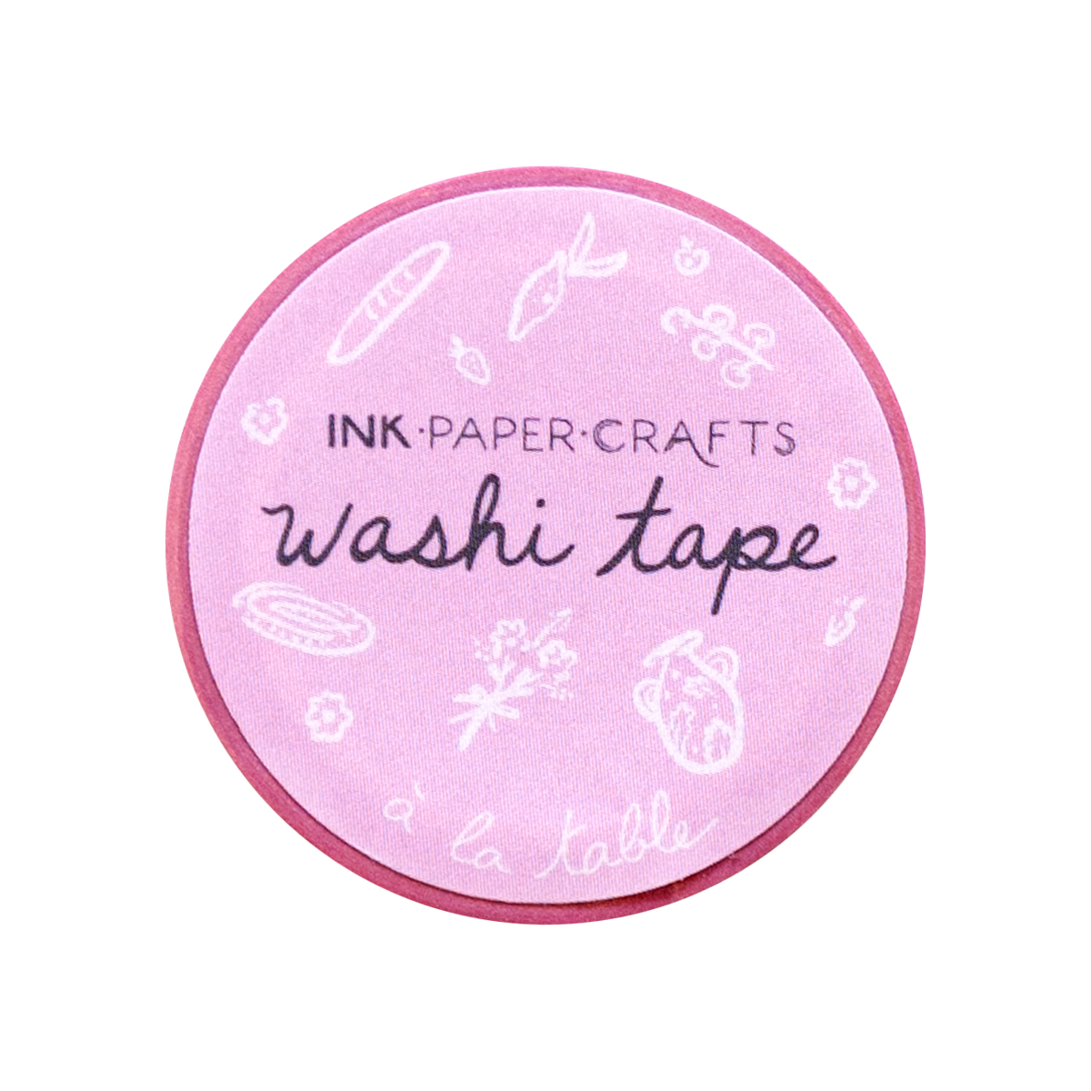 A La Table In Pink Washi Tape-1