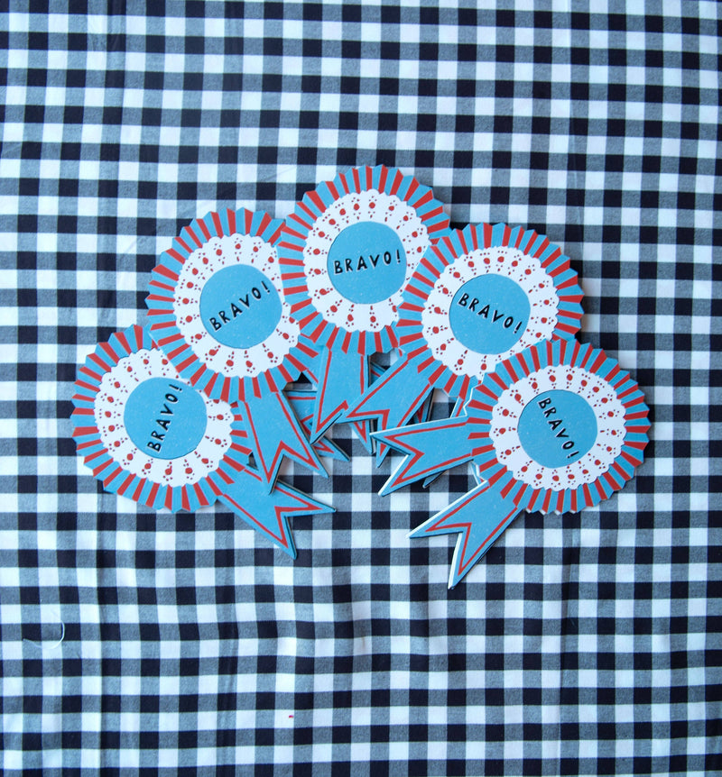 Bravo Medallion - Die Cut Card-zoom-