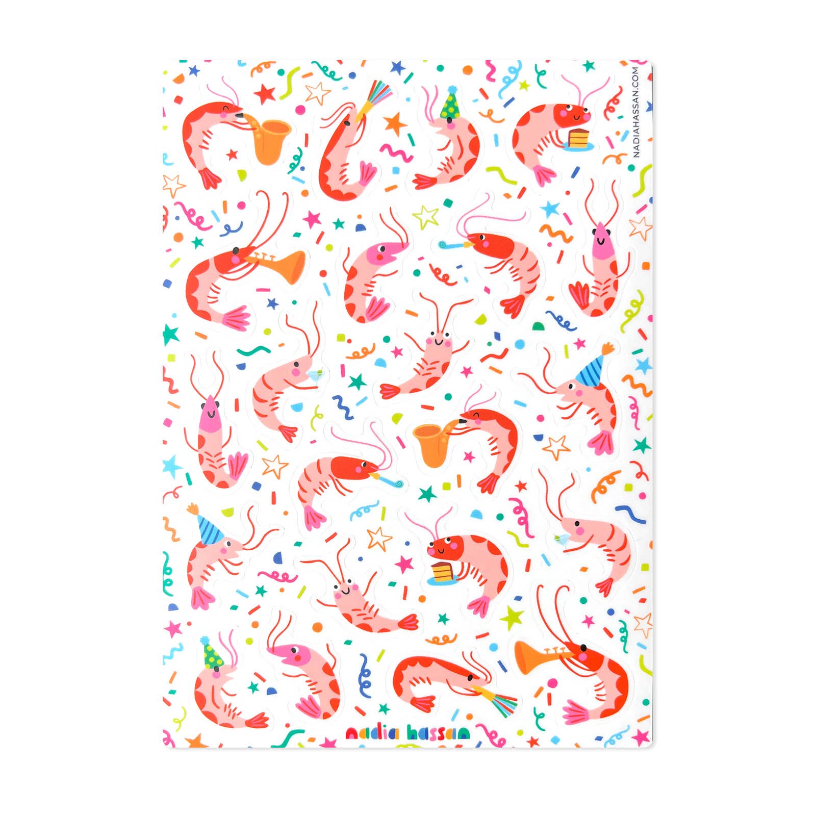 Shrimp Cocktail 5x7 Sticker Sheet-zoom-1