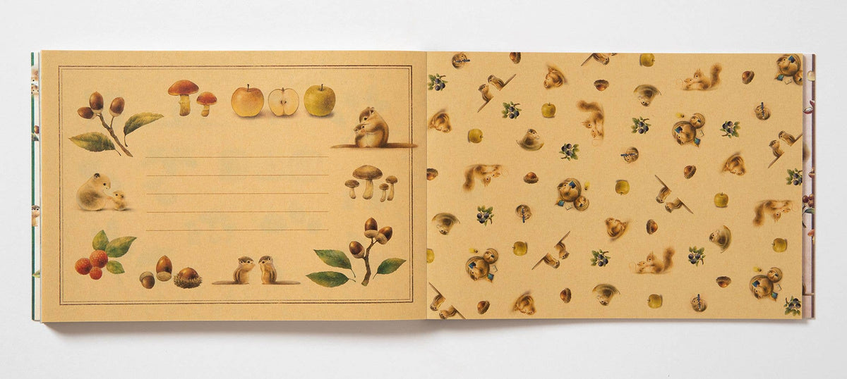 100 Writing & Crafting Paper - Little Animals of the Forest-5
