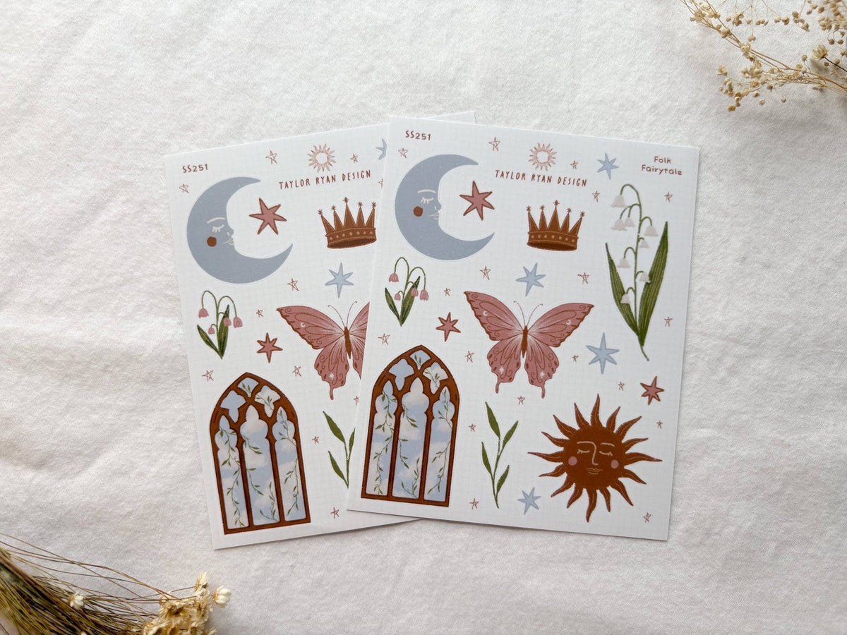 Folk Fairytale Sticker Sheet-1