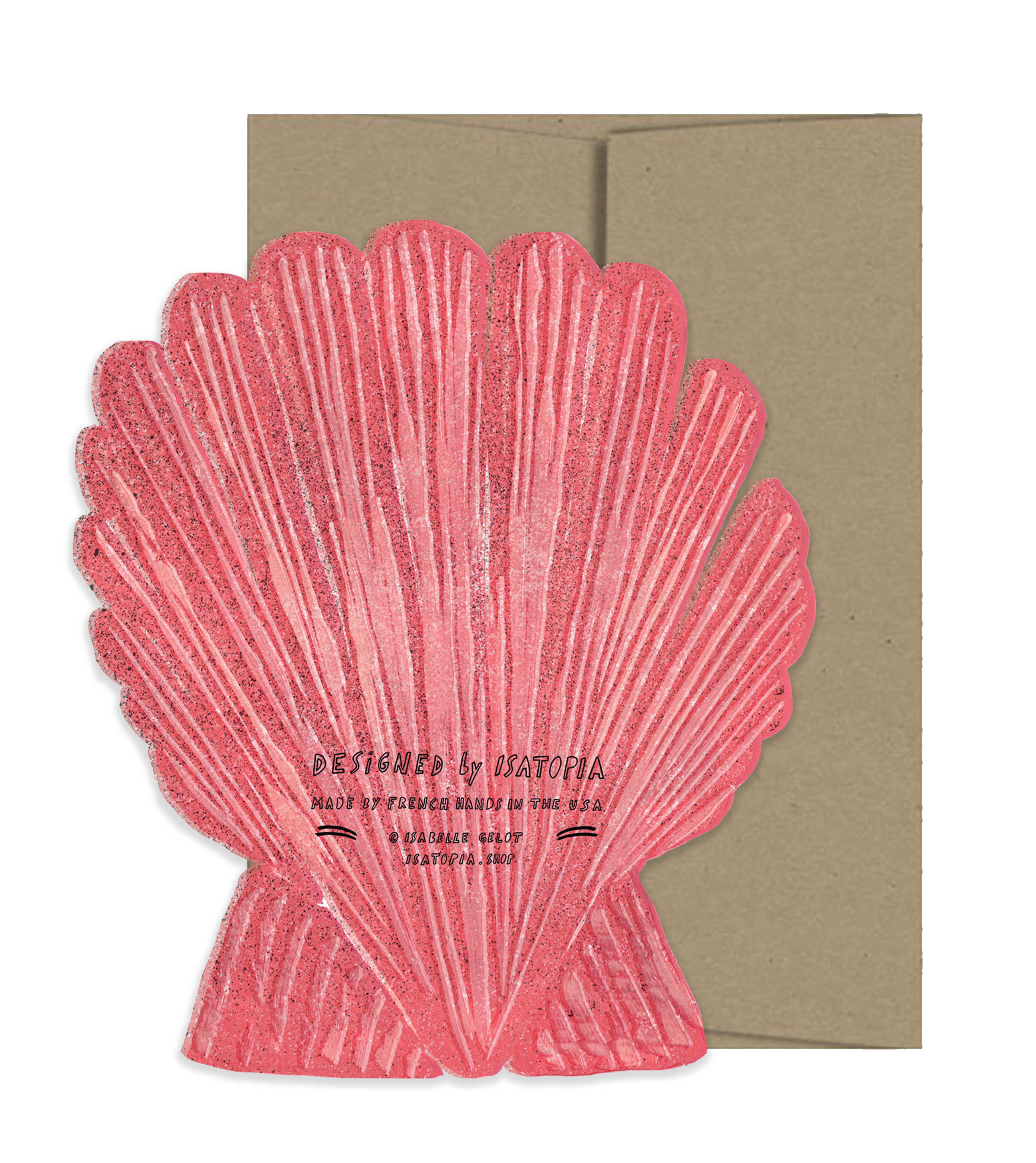 Seashell Die Cut Card - Seaside Collection-zoom-2