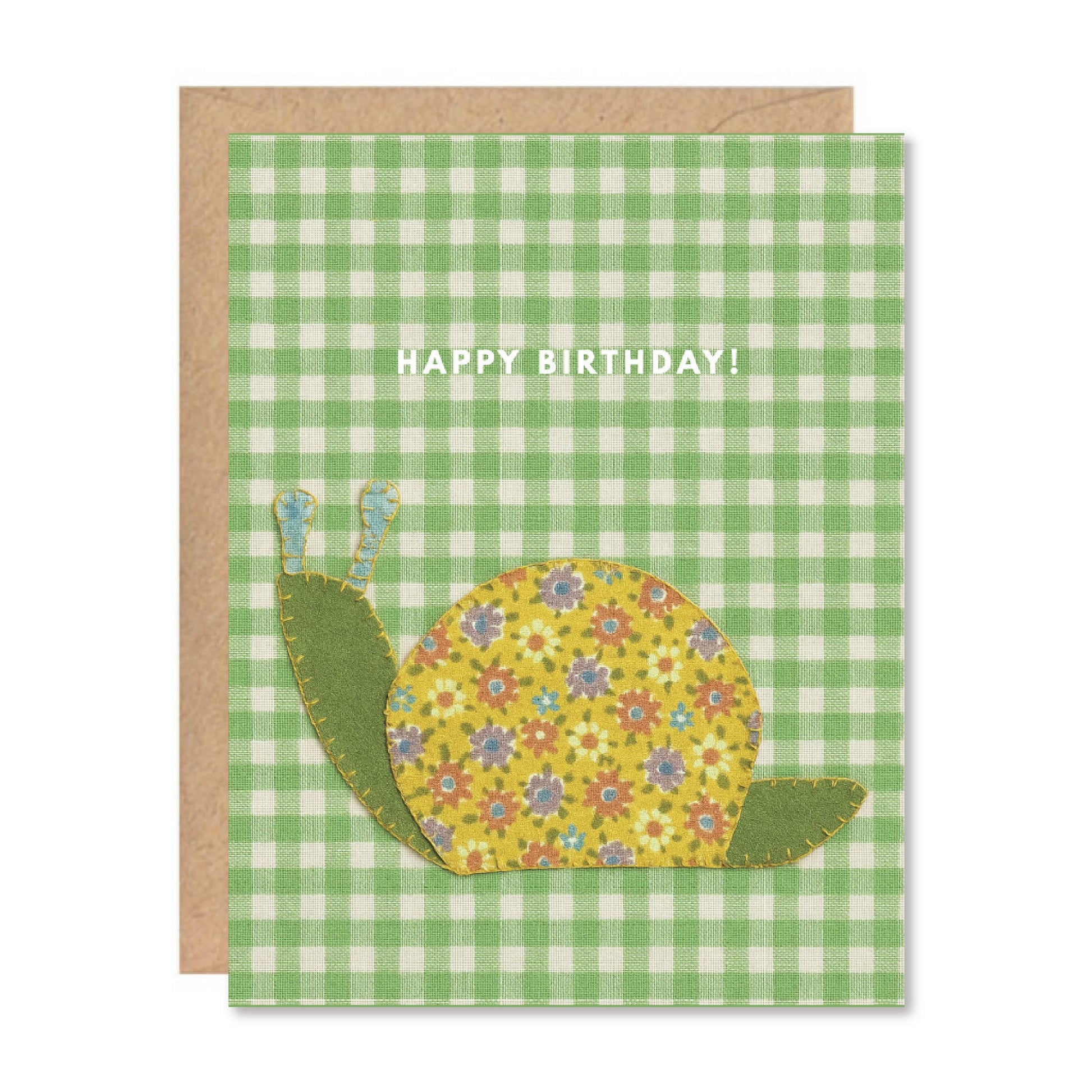 Birthday Snail Greeting Card-1