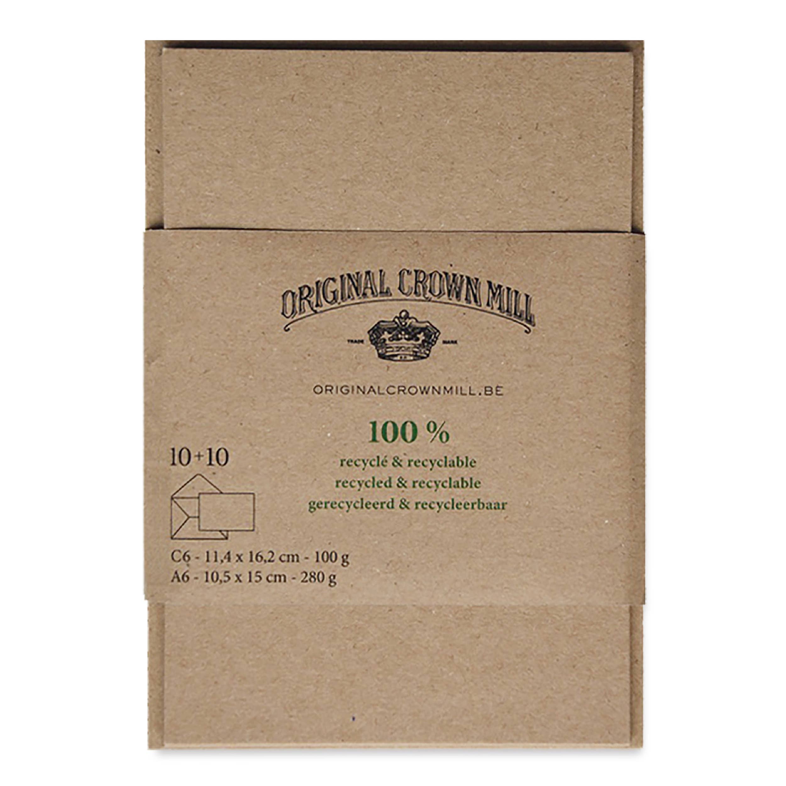 Original Crown Mill 100% Recycled Stationery