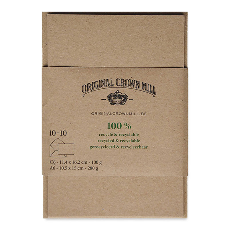 Original Crown Mill 100% Recycled Stationery-zoom-
