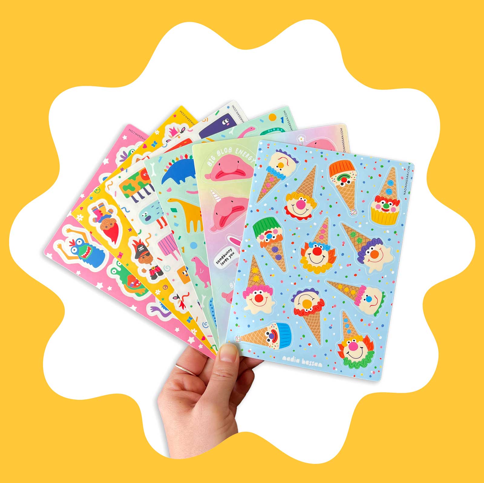 Lil' Guys 5x7 Sticker Sheet-2