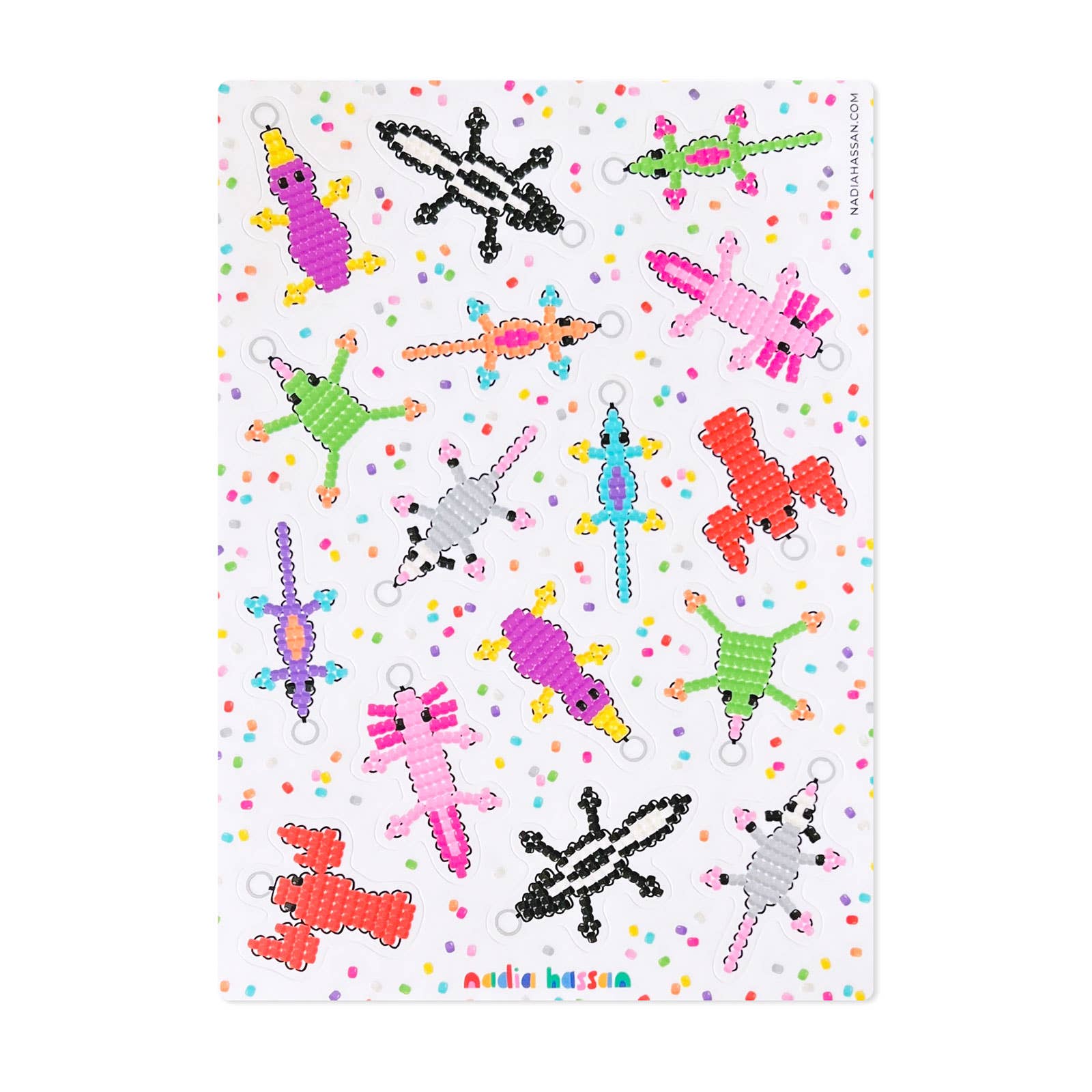Bead Buddies 5x7 Sticker Sheet-1