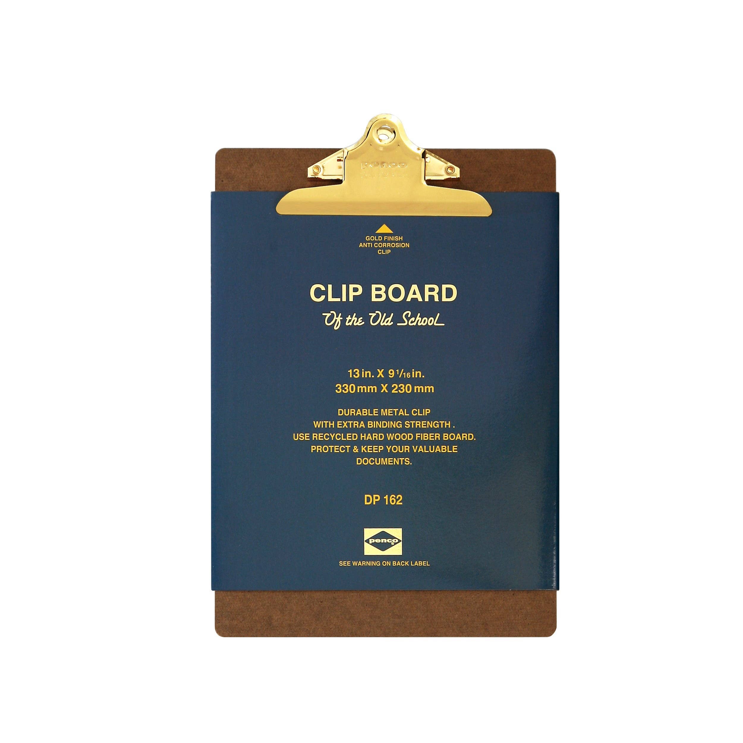 Old School Clipboard/ A4/ Gold Clip-zoom-6