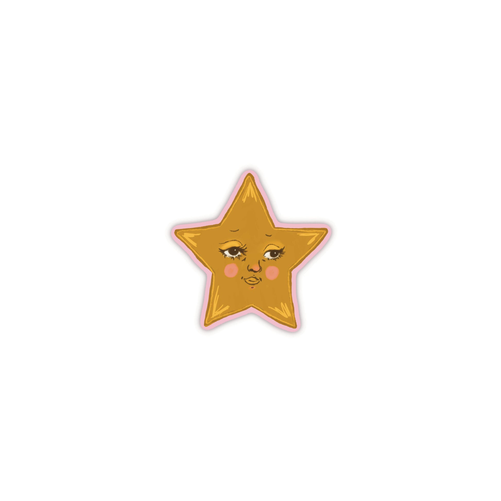 Star Girl Die-Cut Sticker-1