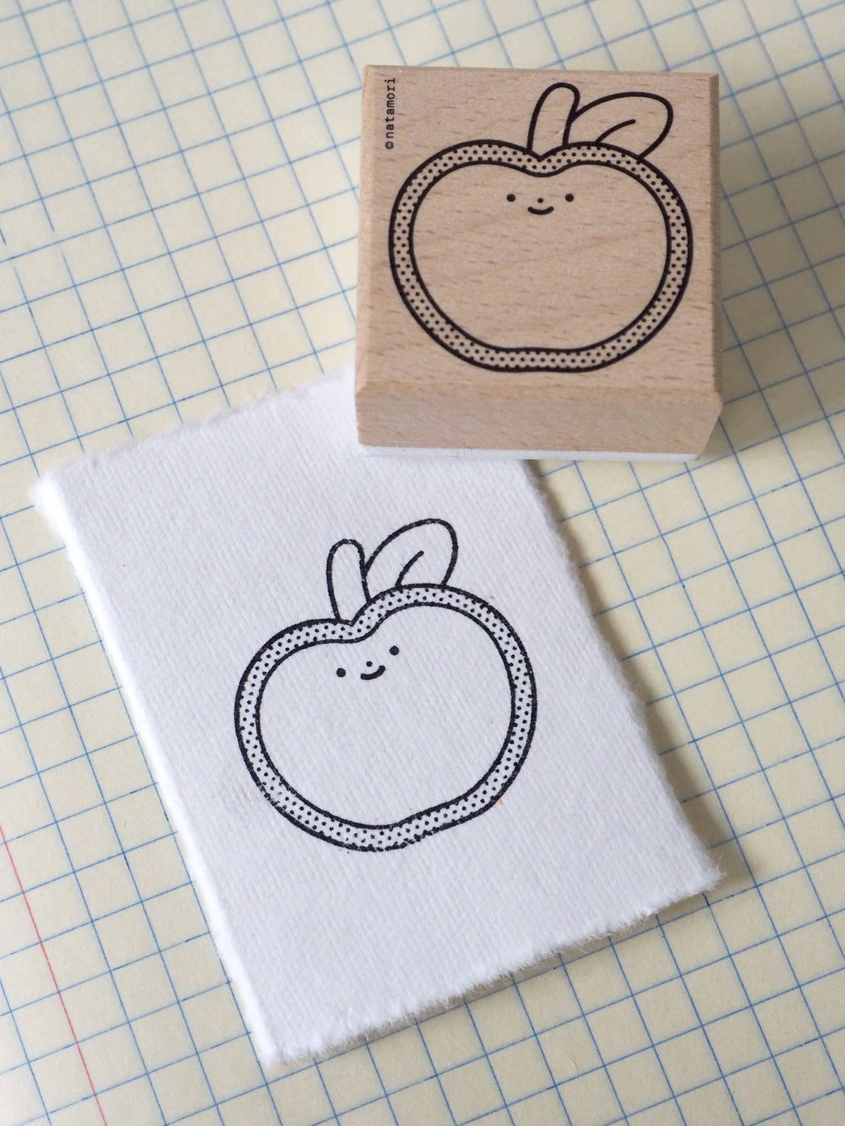 Apple Rubber Stamp-zoom-2