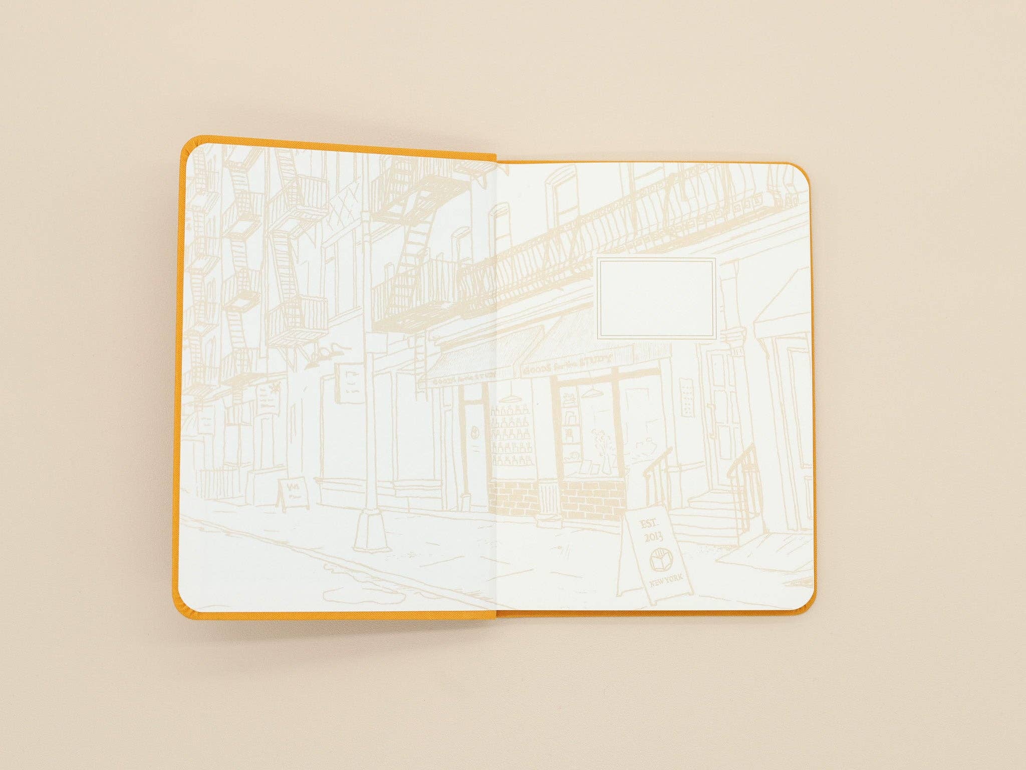 Flexi Linen Journal - Turmeric