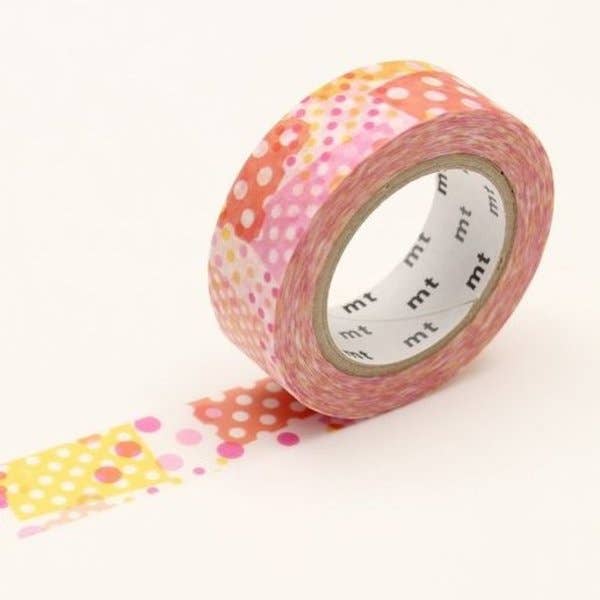 Negapoji Dot Pink Washi Tape-1