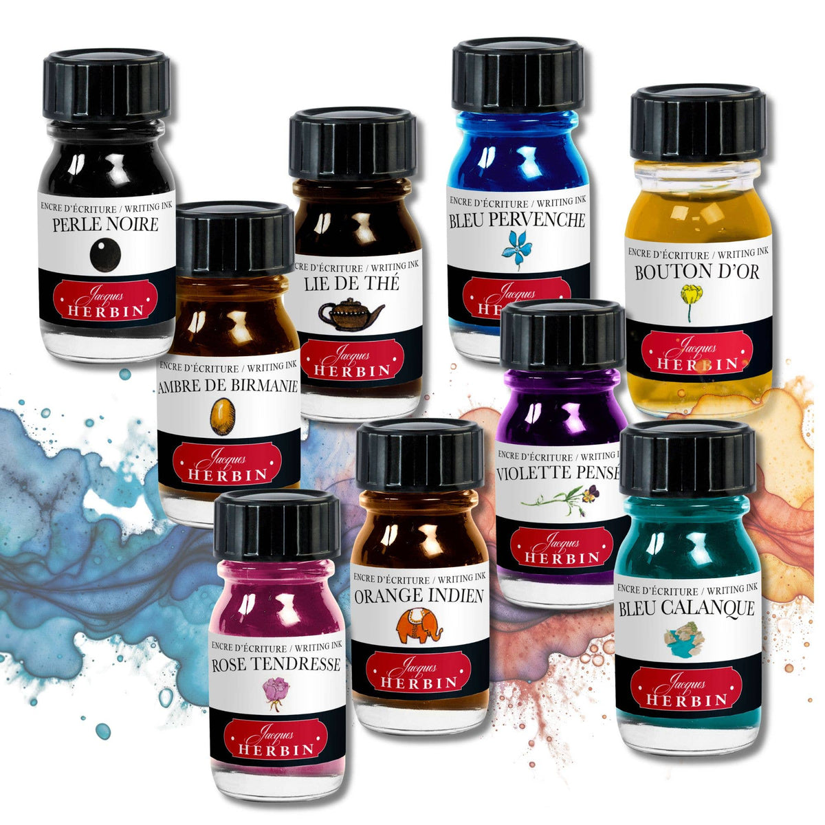 Herbin Fountain Pen Ink 10ml Bottle-1