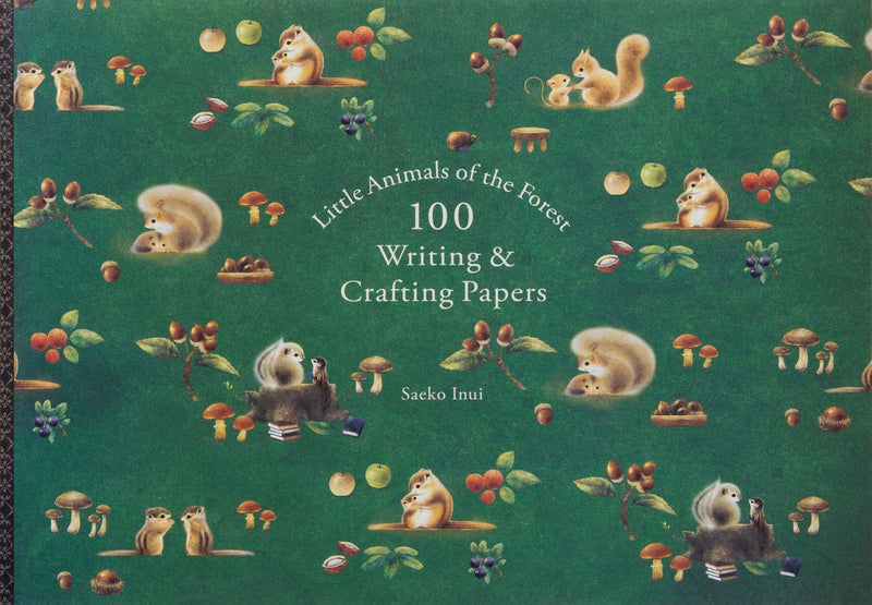 100 Writing & Crafting Paper - Little Animals of the Forest-zoom-