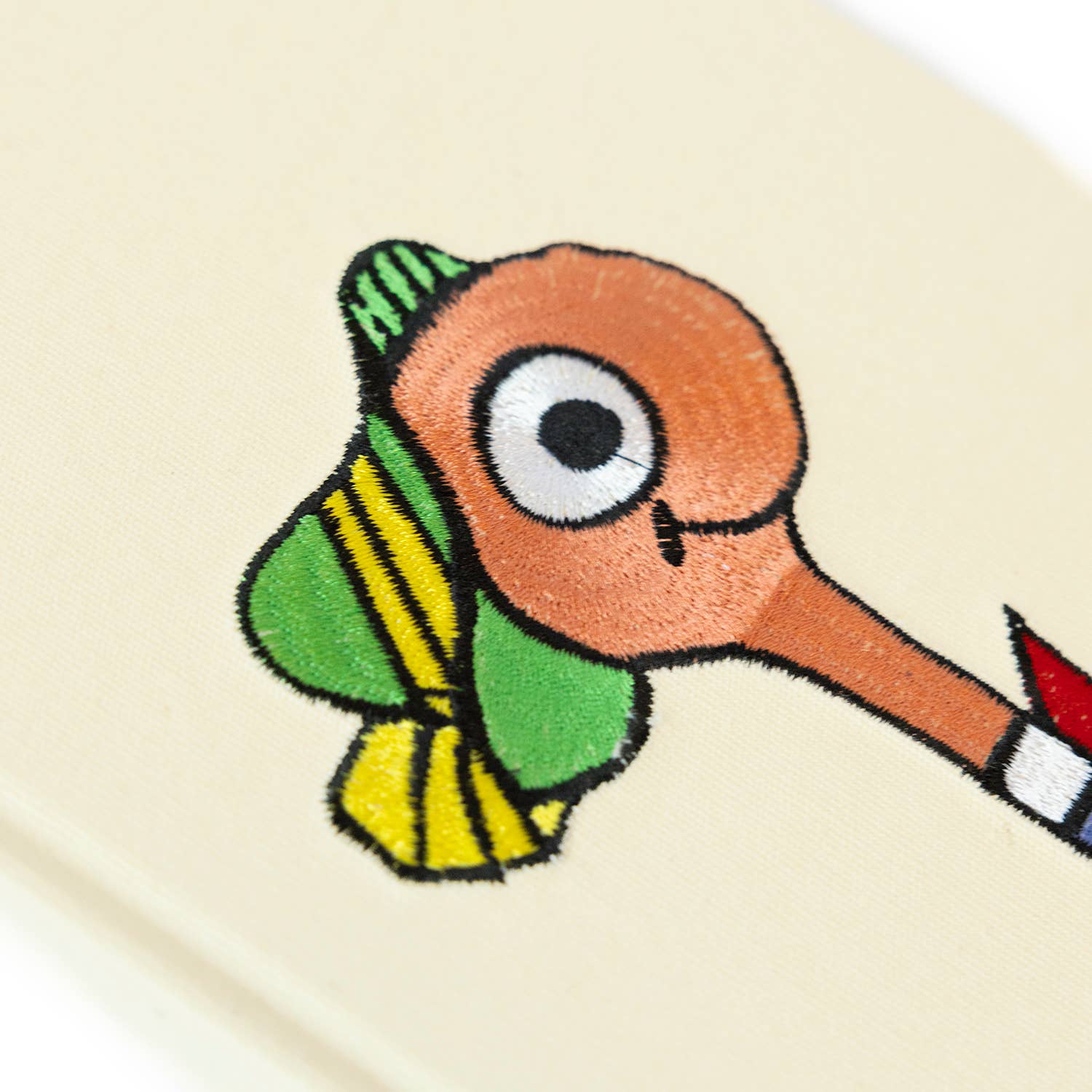 3P4 x Richard Scarry® - Lowly Worm Embroidered Journal-zoom-3