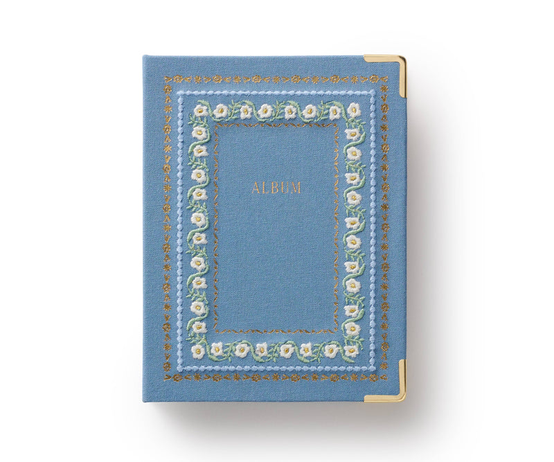 Delphine Embroidered Small Photo Album-zoom-