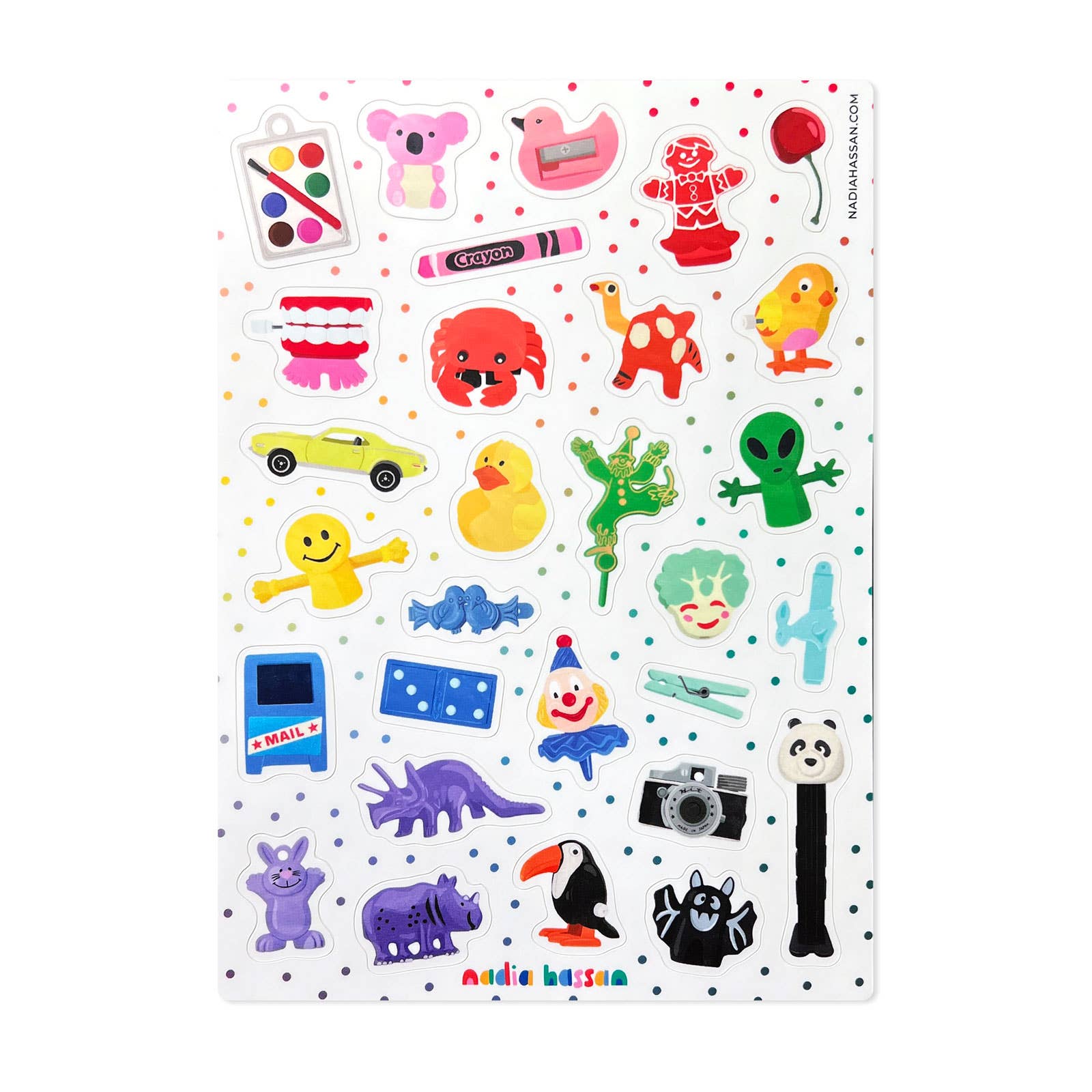 Tiny Trinkets 5x7 Sticker Sheet-zoom-1