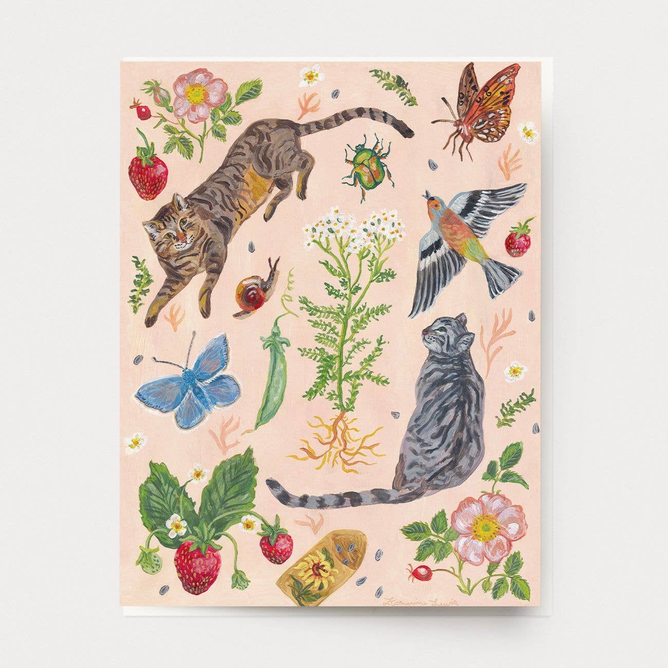 Cat Garden Card-1