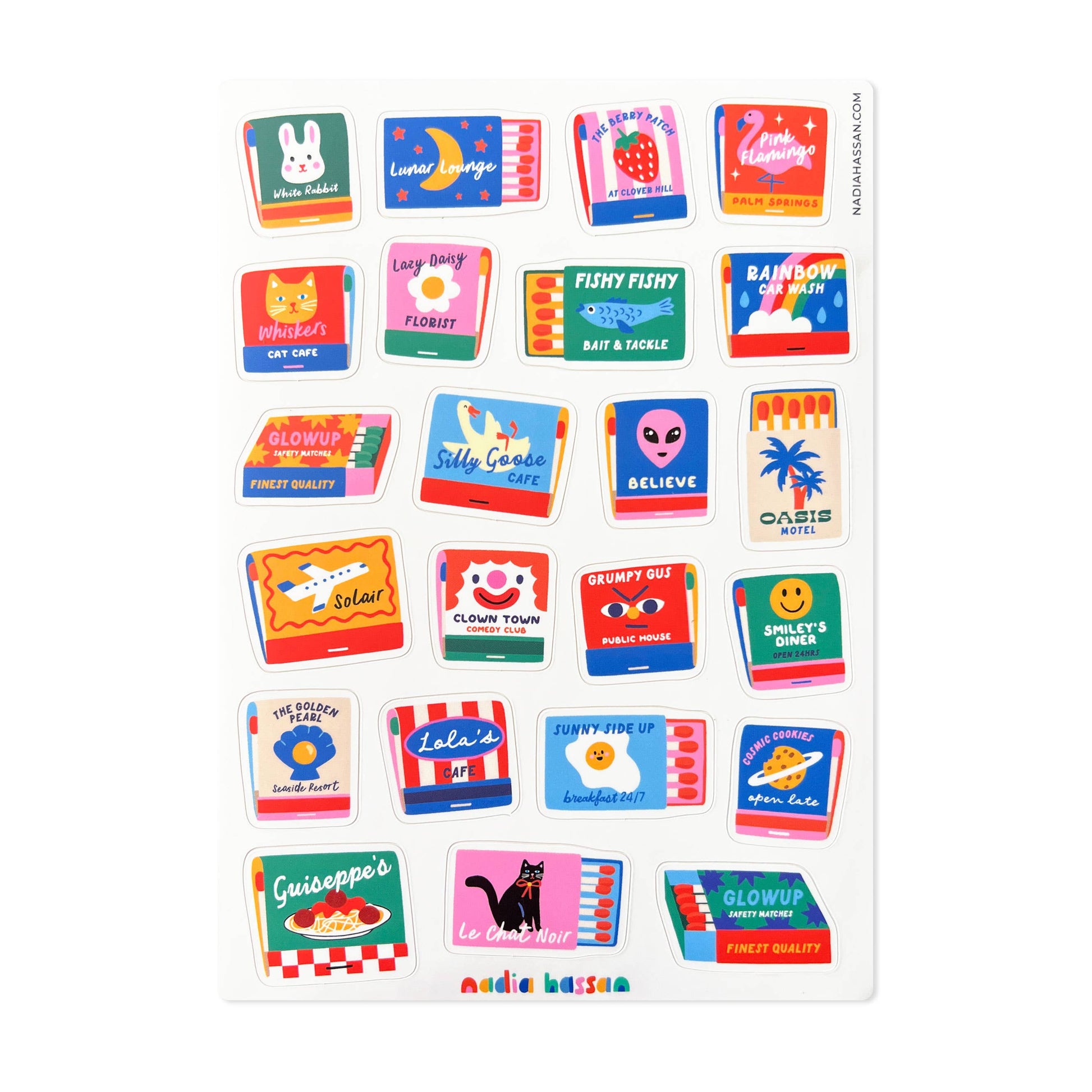 Matchy Matchy 5x7 Sticker Sheet-1