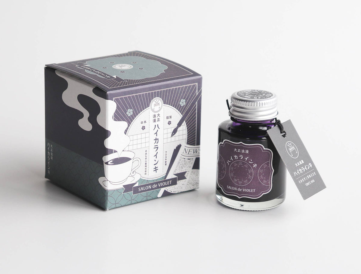 Teranishi fountain pen ink, Taisho-Roman Haikara 40ml-1