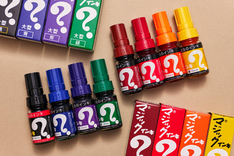 Magic Inki Marker 12 colors  (Permanent Marker)-zoom-