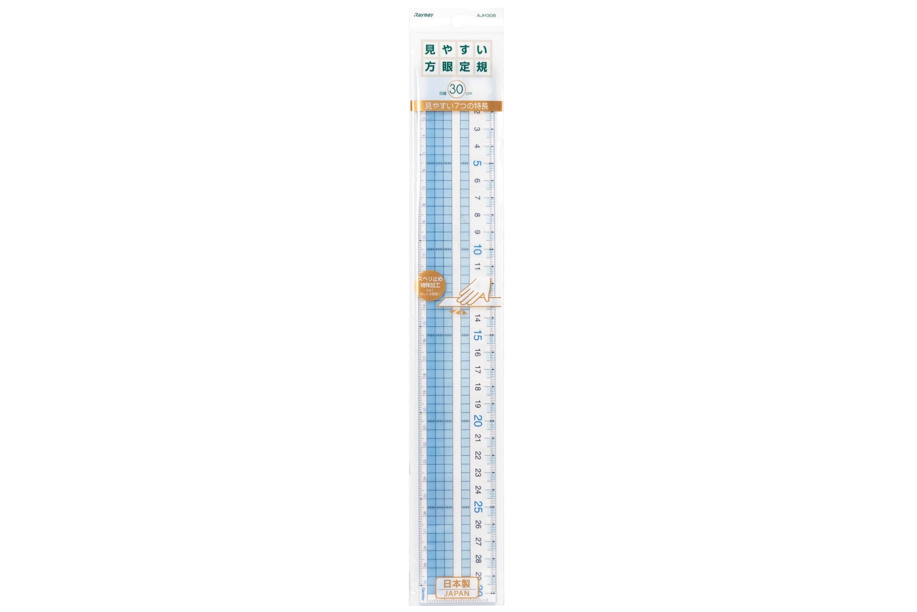 Raymay Grid Ruler, 30 cm
